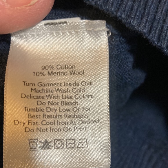 Eddie Bauer blue sweater - Picture 4 of 4